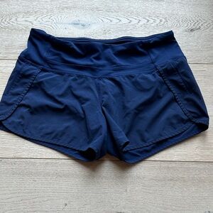 lululemon athletica Deep Blue Athletic Shorts